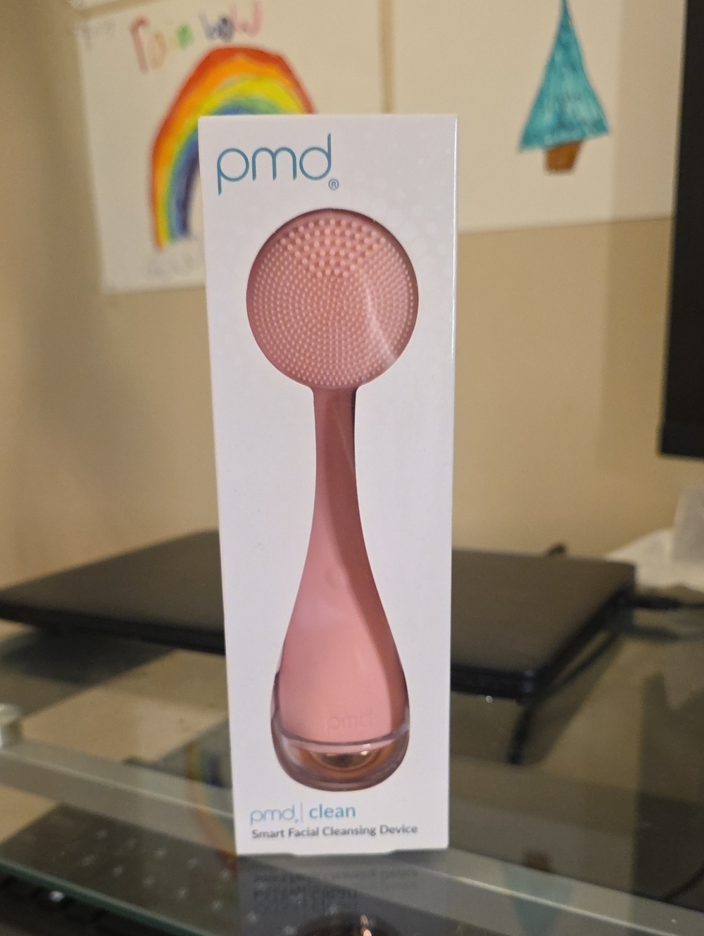 PMD Pink Silicone Smart Facial Cleansing Brush